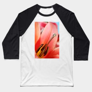 Lilium  'Satisfaction'  Lily  Orienpet Hybrid Baseball T-Shirt